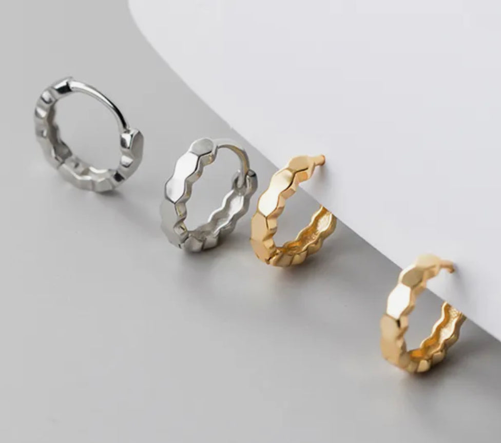 Huggies- Small Gold+ Silver Hoop (The PERFECT HUGGIES)